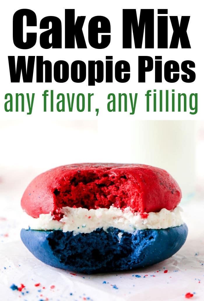 Cake Mix Whoopie Pies