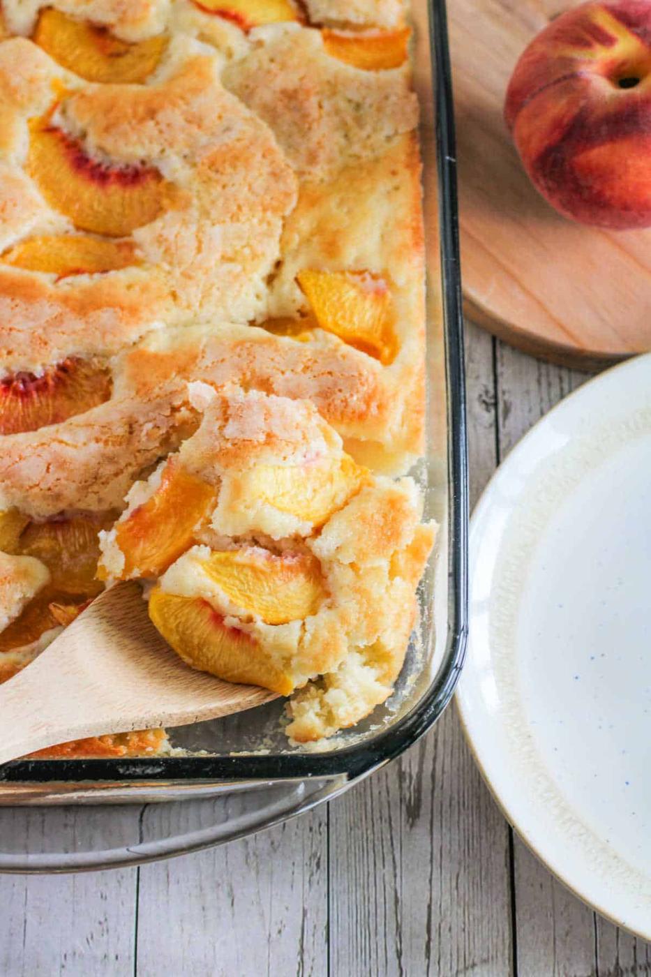 Peach Cobbler Cake