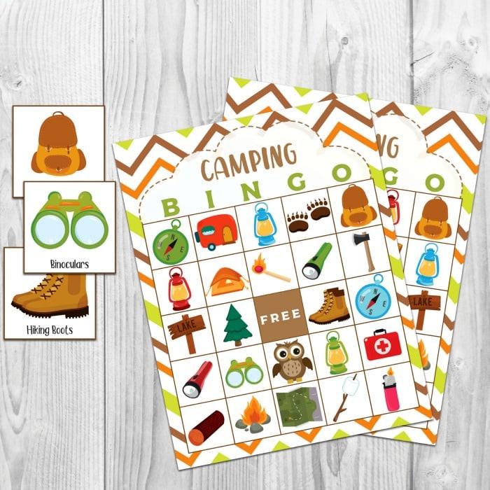 camping birthday party