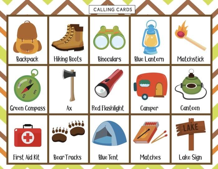 camping party games