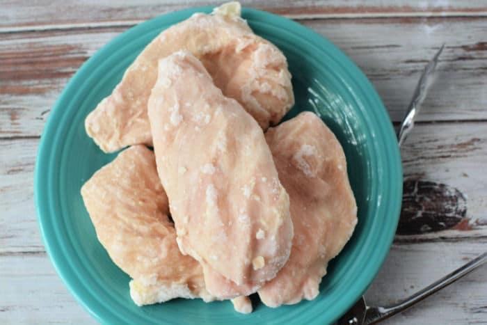 frozen chicken breasts