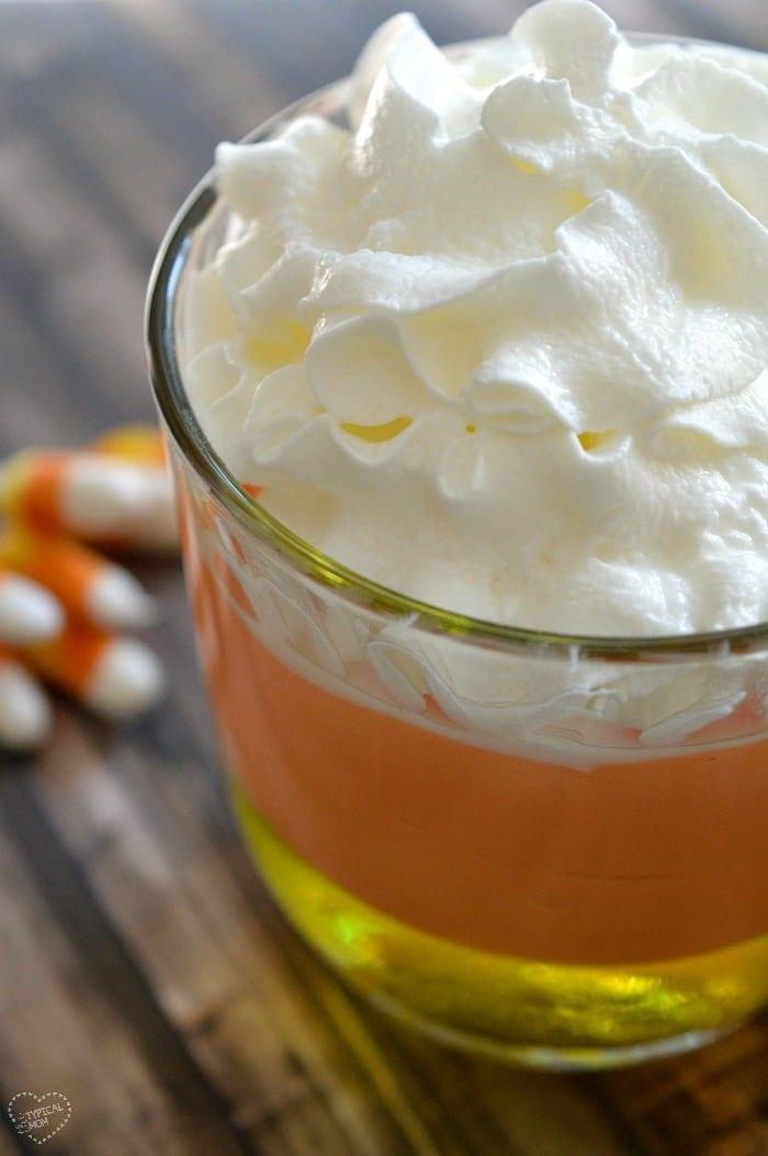 Candy Corn Parfait with Jello