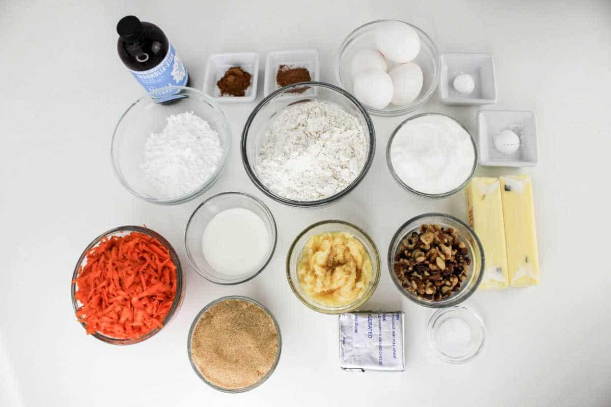 Ingredients in Carrot Pound Cake