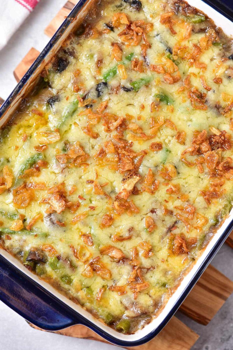 Cheesy Green Bean Casserole