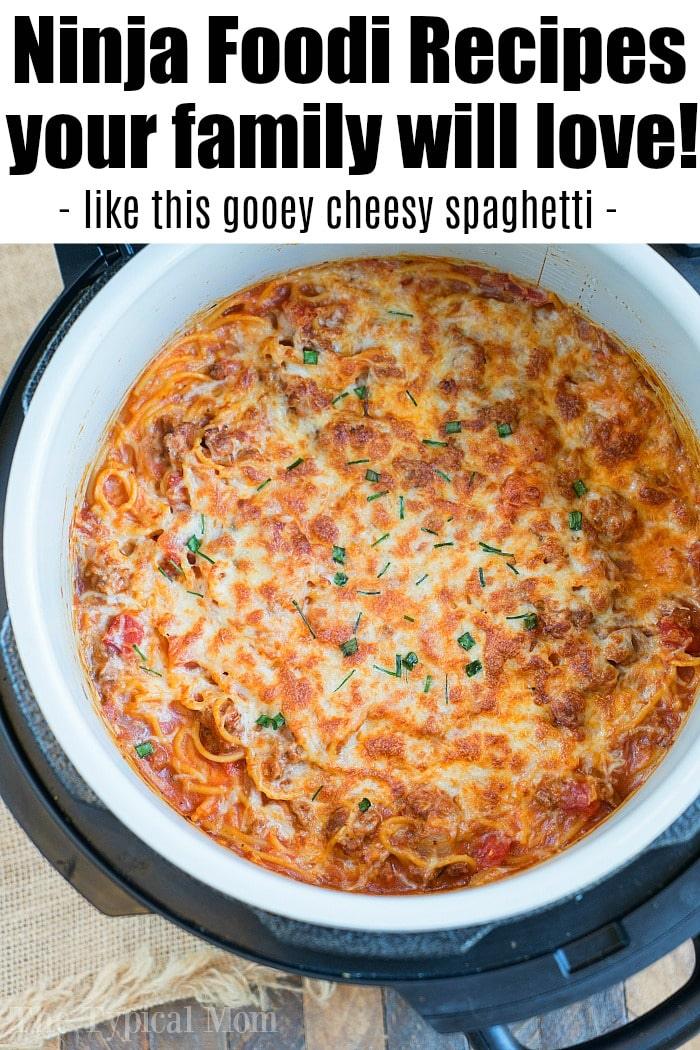 ninja foodi spaghetti recipe