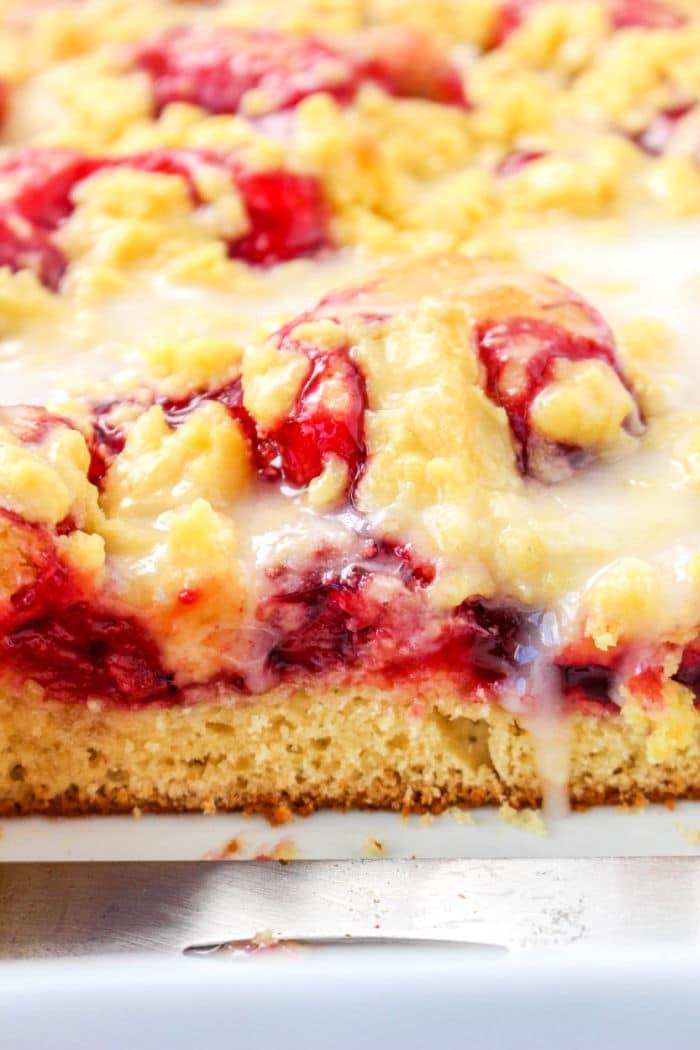 Cherry Crumb Coffee Cake