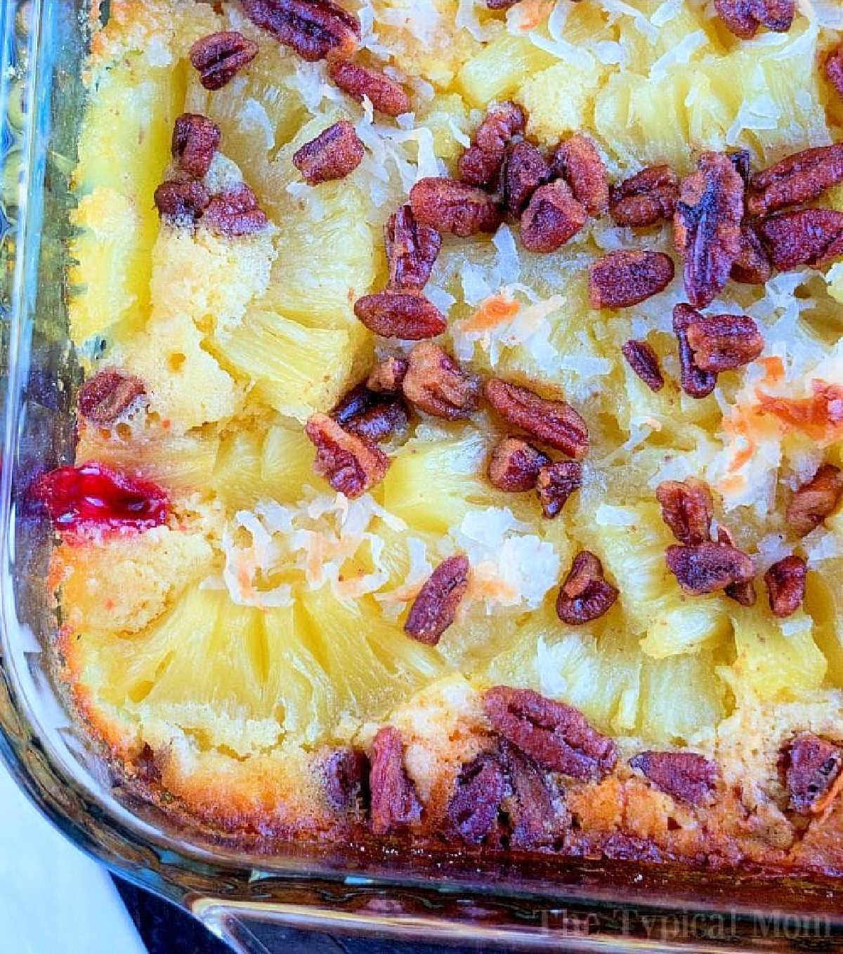 Cherry Pineapple Dump Cake