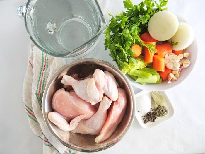 chicken and vegetables