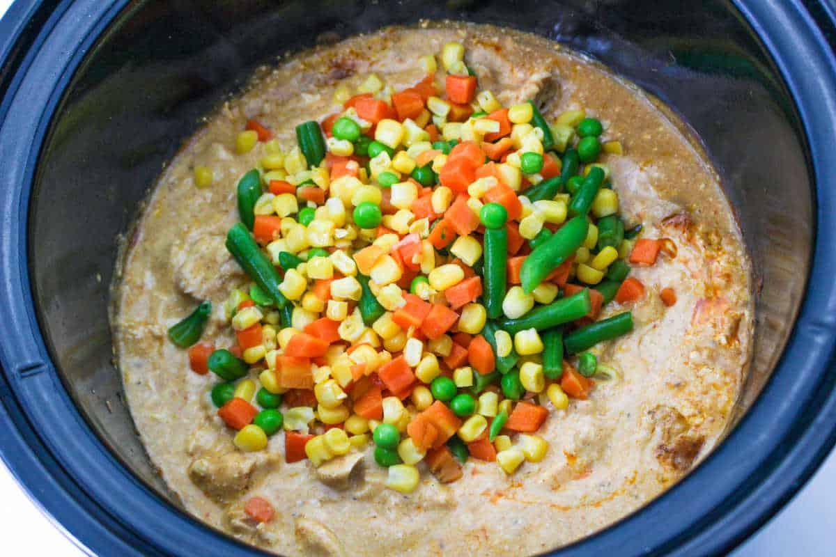 Leftover Chicken Casserole with Noodles