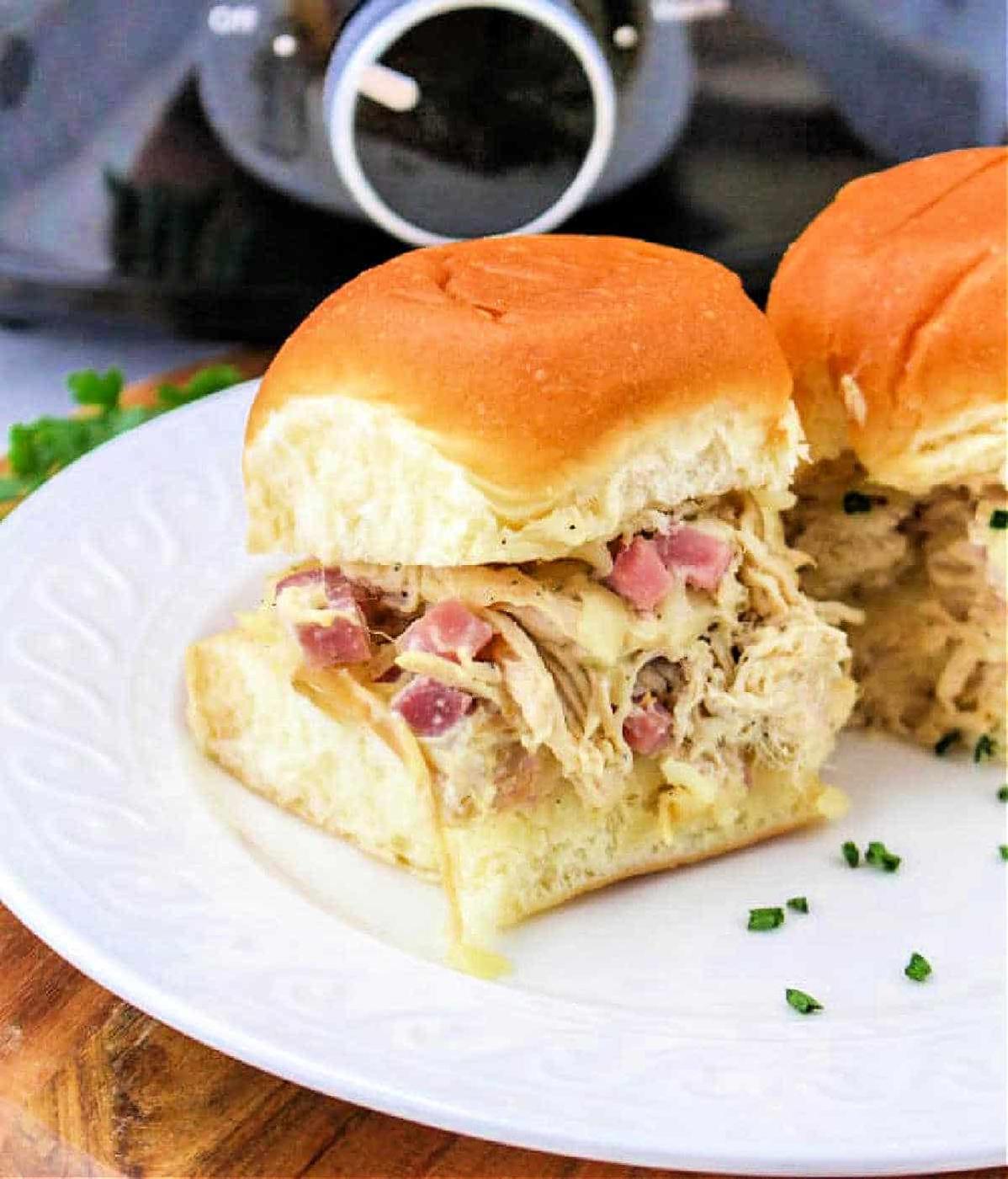 Chicken Cordon Bleu Sandwich