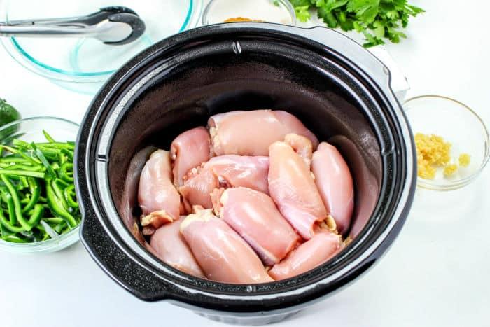 Crockpot Chicken Poblano