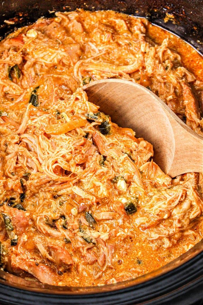 slow cooker shredded chicken