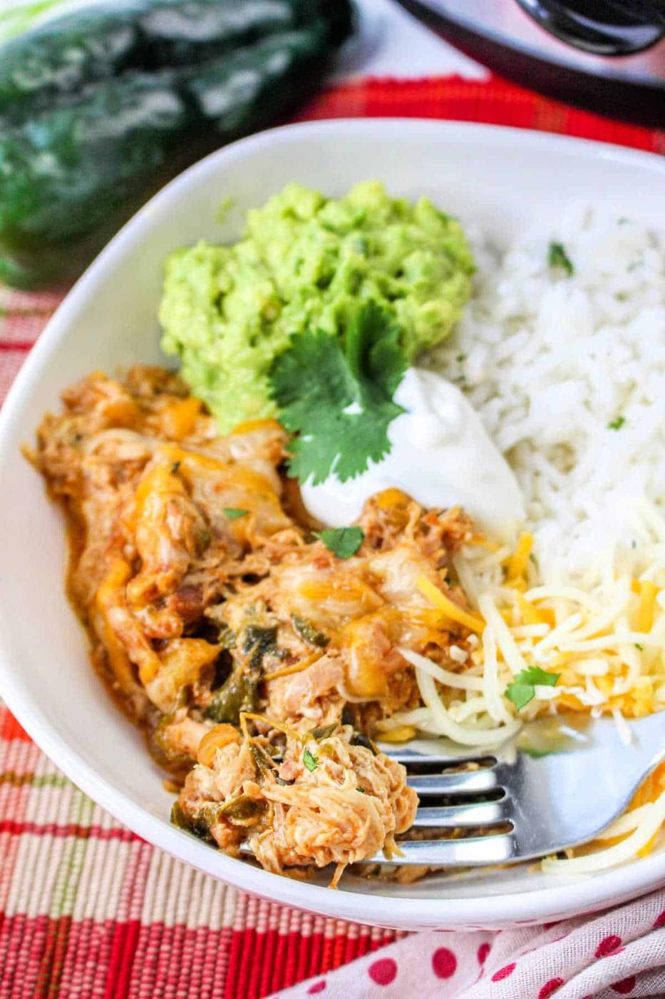 Slow Cooker Chicken Poblano