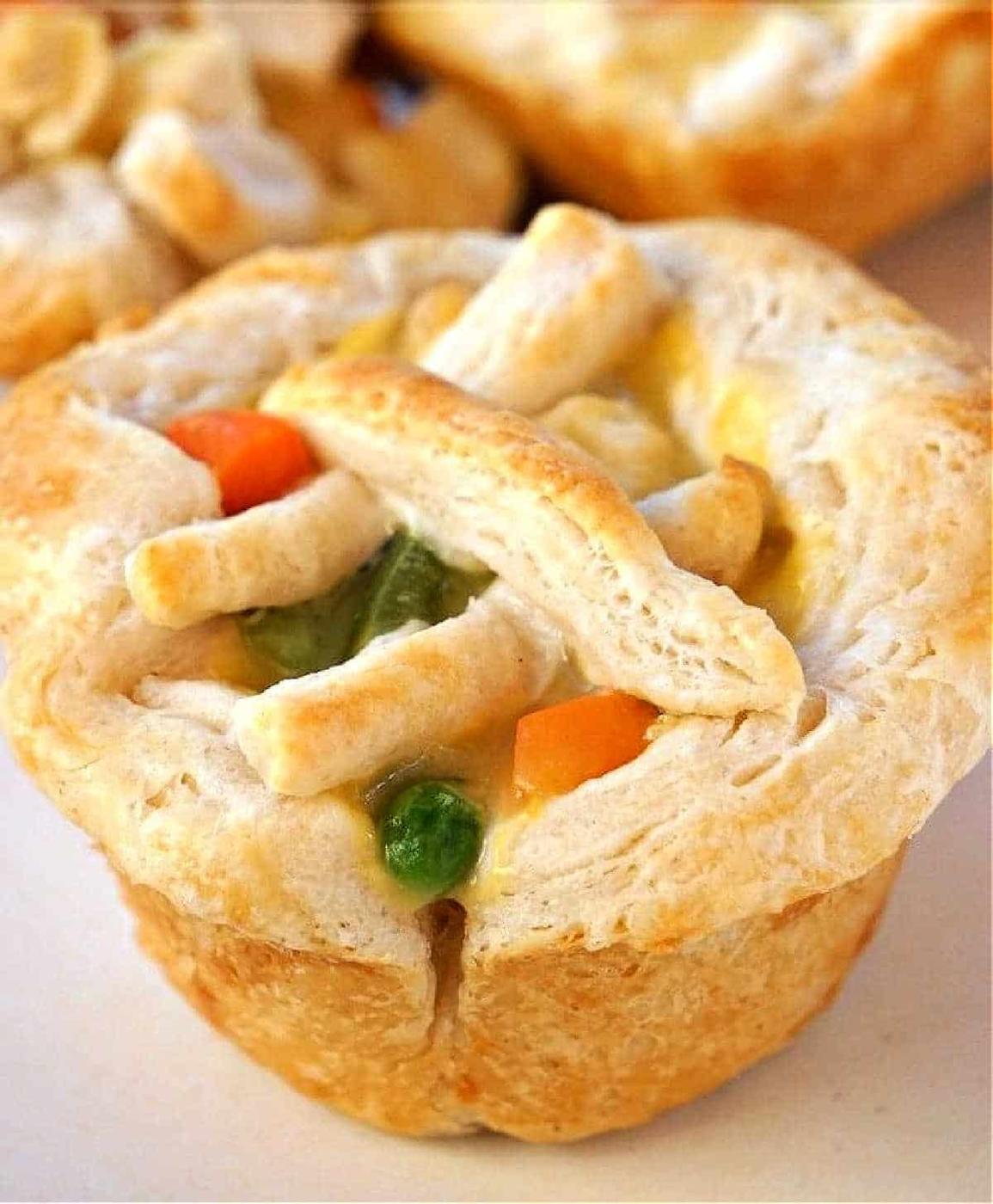 Muffin Tin Chicken Pot Pie