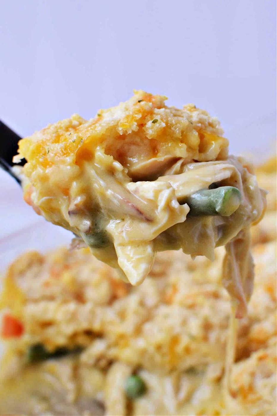 Chicken Pot Pie with Red Lobster Biscuits