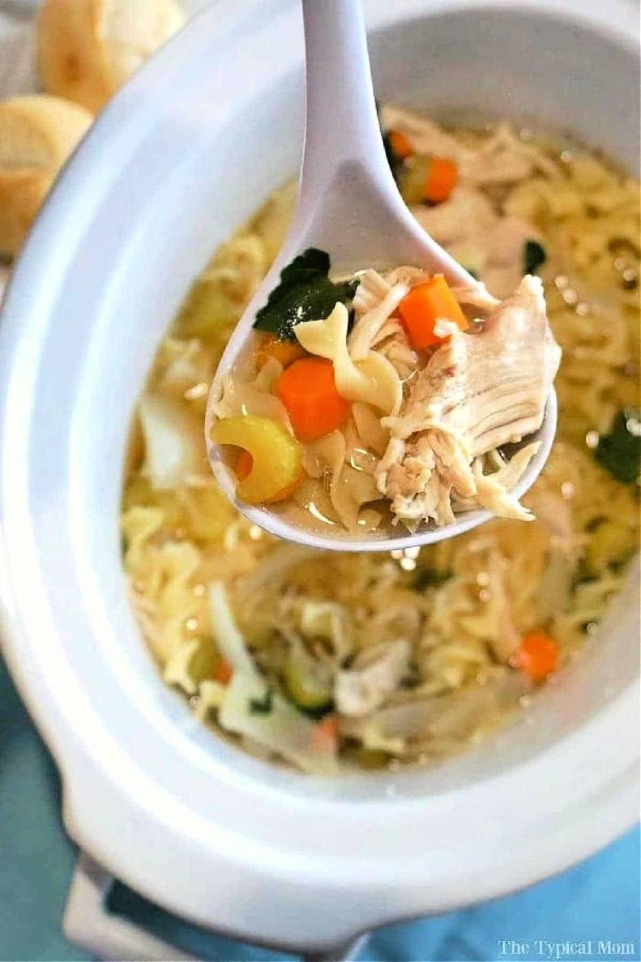 Chicken Soup in the Crockpot Recipe