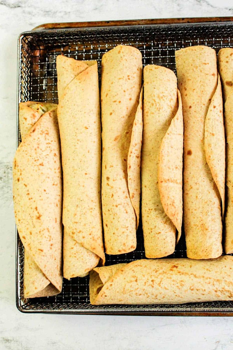 Homemade Chicken Taquitos Air Fryer