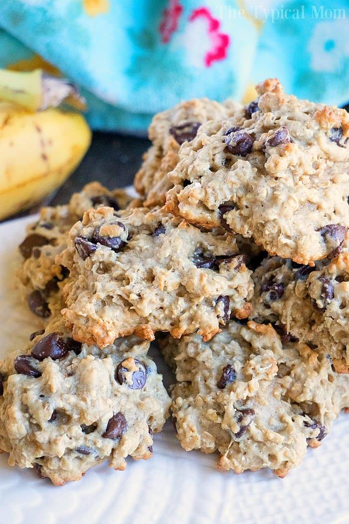 Oatmeal Chocolate Chip Banana Cookies
