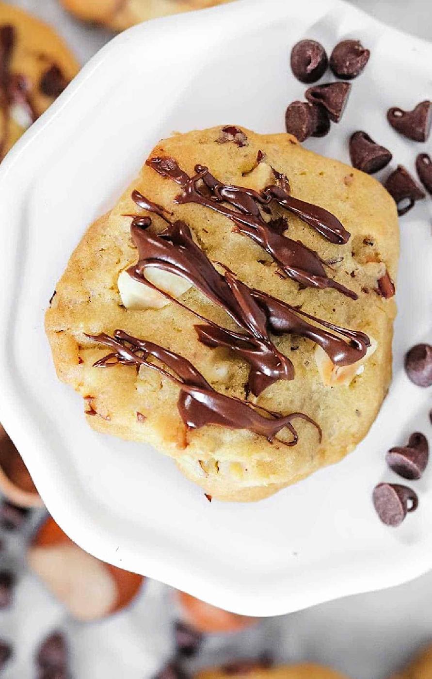 Chewy Chocolate Hazelnut Cookies