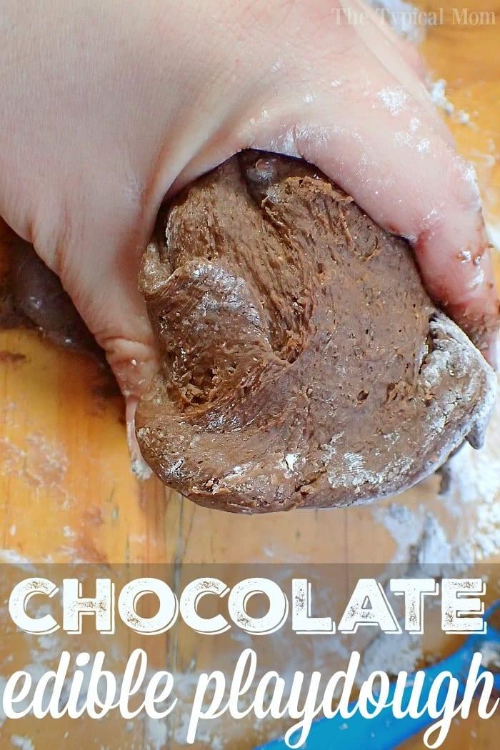 How to Make Edible Chocolate Playdough