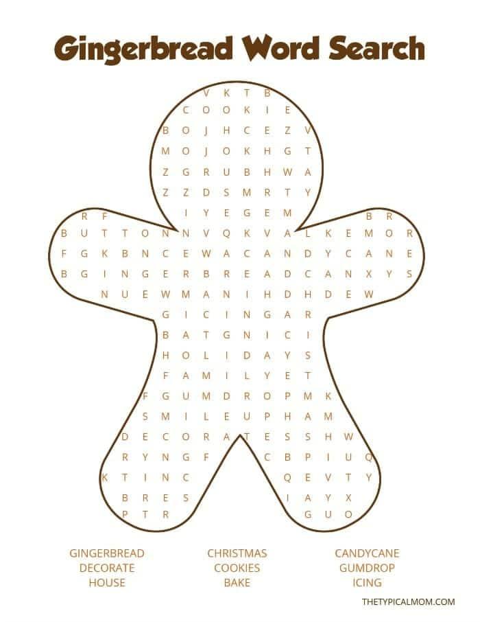 christmas word search