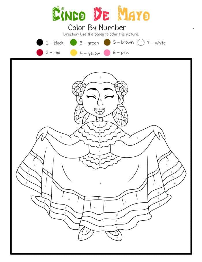Cinco de Mayo Coloring Pages