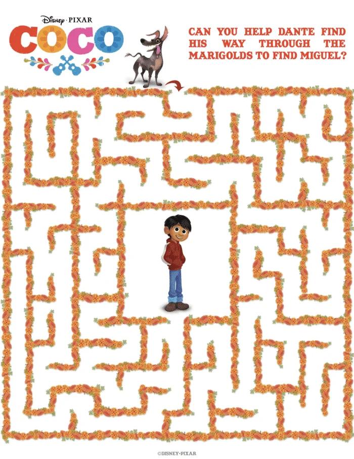 Disney COCO Free Printables Coloring Pages
