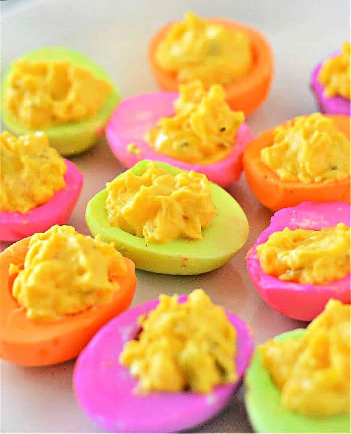 How to Make Colored Deviled Eggs
