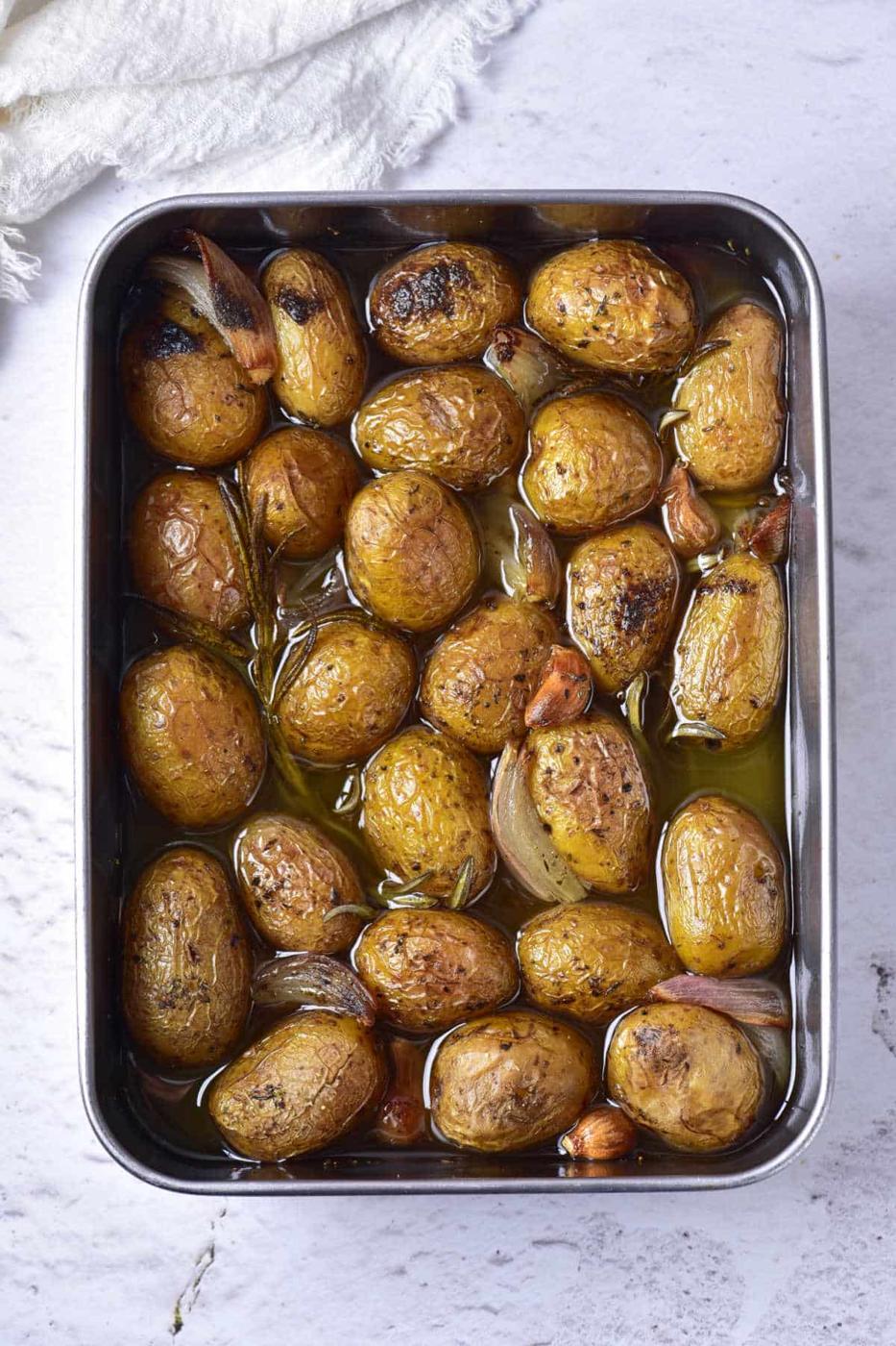 Confit Potatoes in Olive Oil