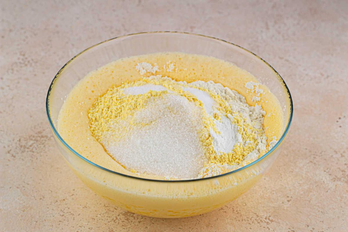 cornmeal waffle batter
