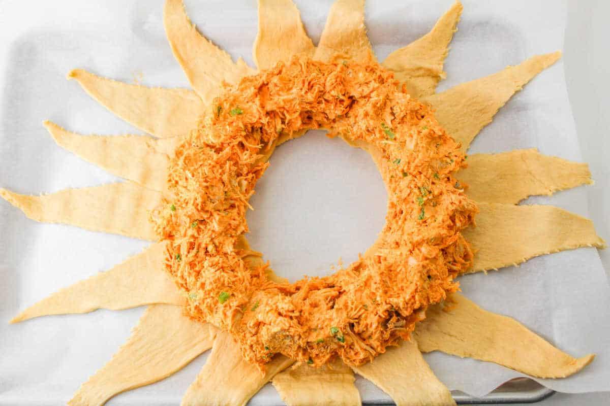 Chicken Crescent Roll Ring