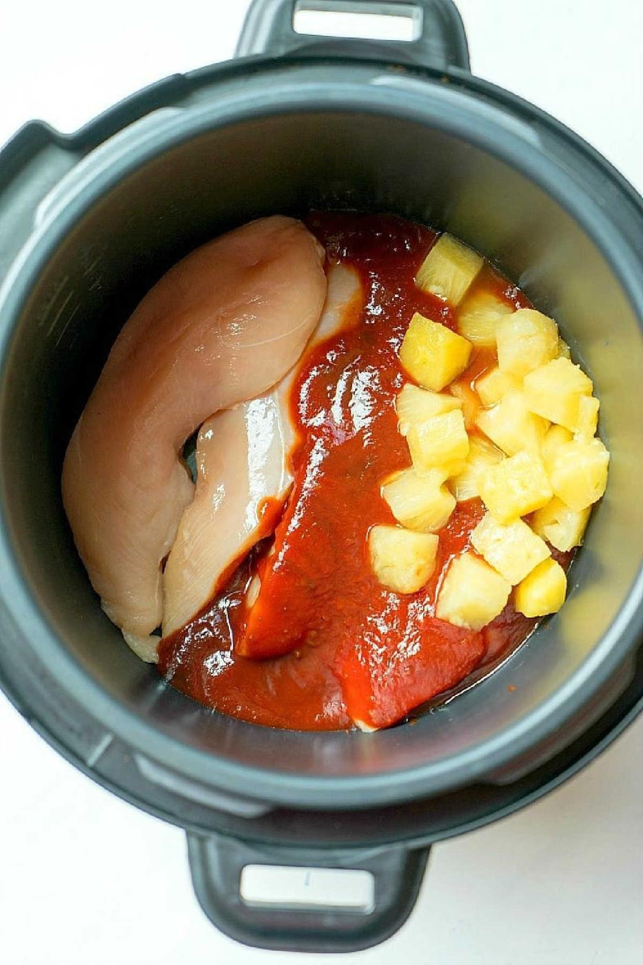 Crock Pot Express Barbecue Chicken