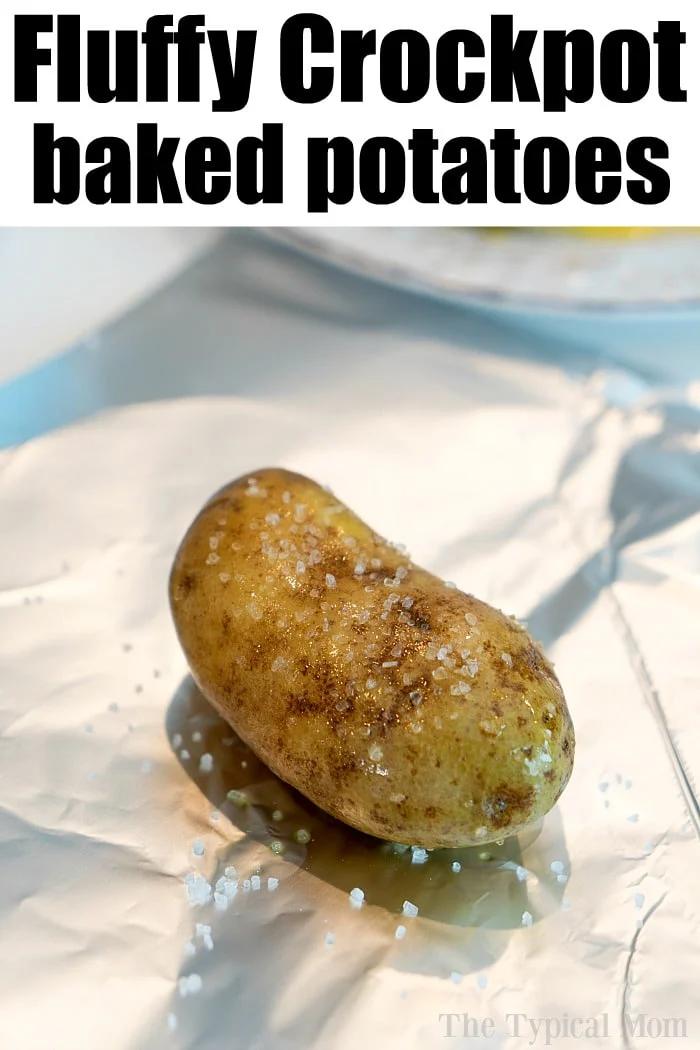 keep baked potatoes warm in a crock pot