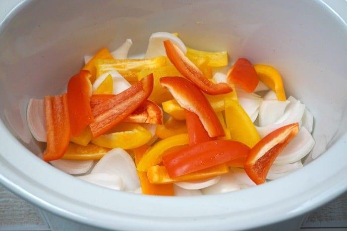 slow cooker chicken fajitas