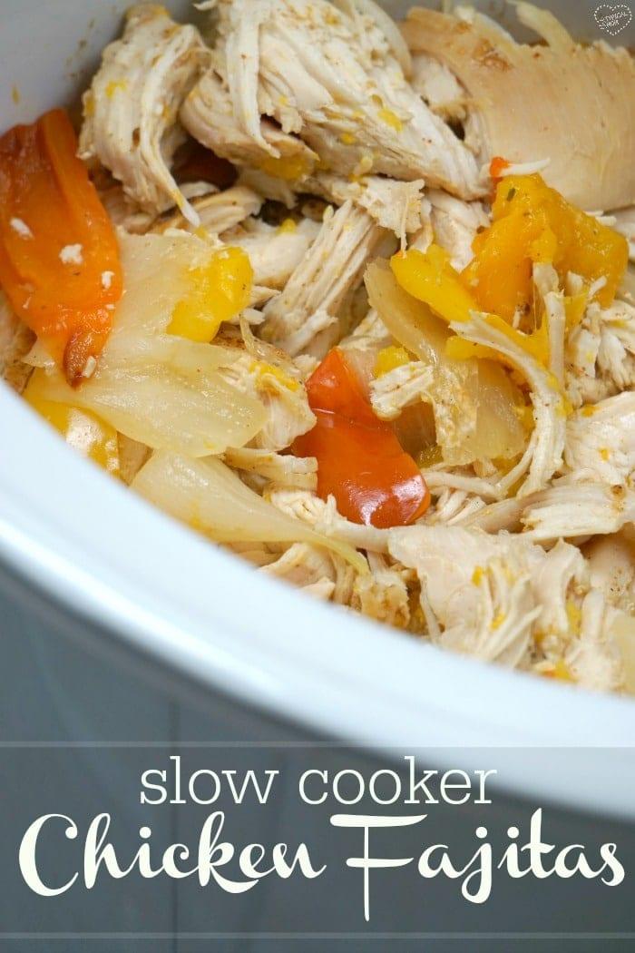 crockpot chicken fajitas