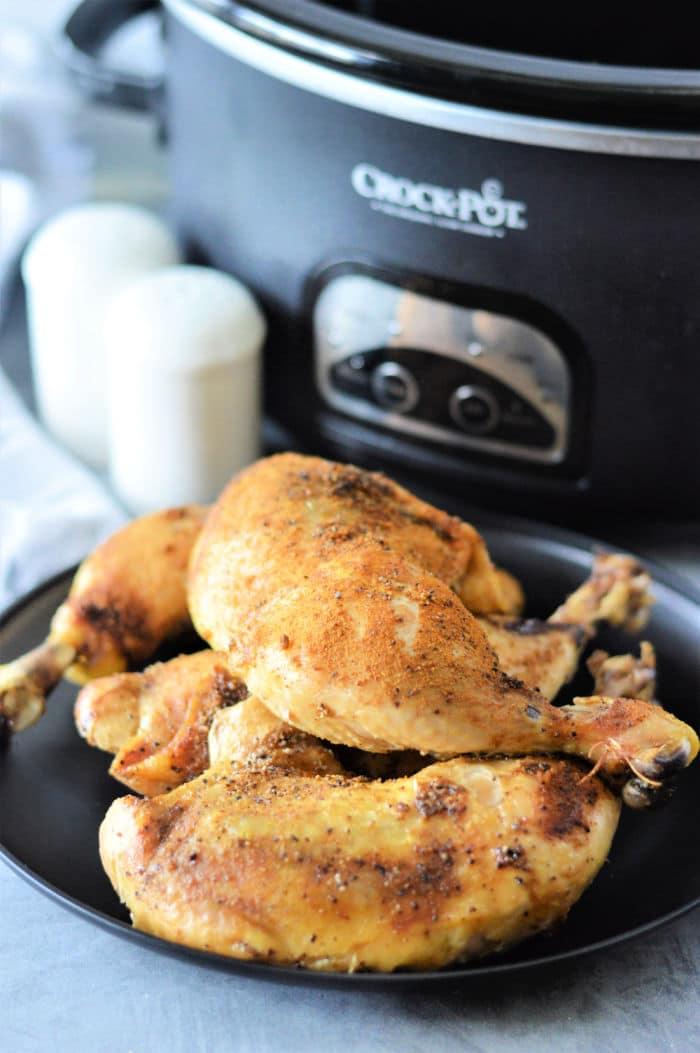 Slow Cooker Chicken Leg Quarters with Potatoes
