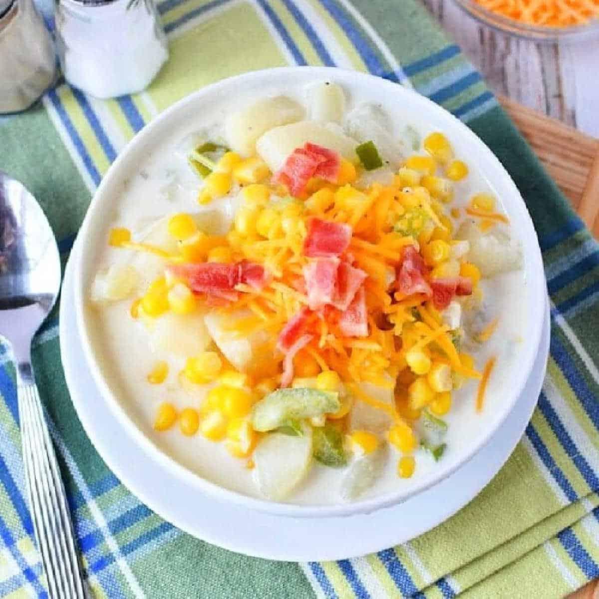 Slow Cooker Corn Chowder