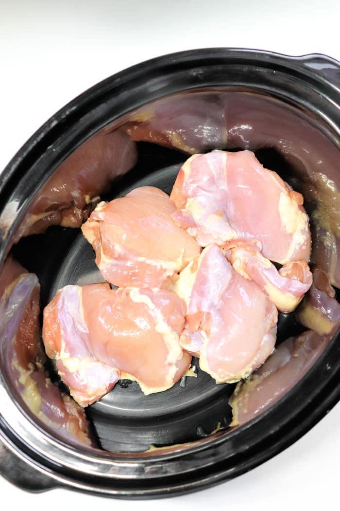 chicken thighs in slow cooker