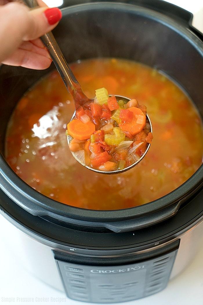 Crockpot Express Pinto Bean Soup