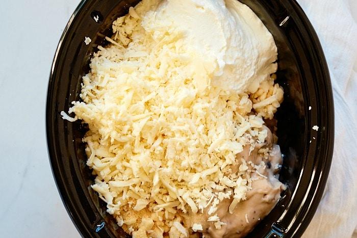 crockpot cheesy potatoes