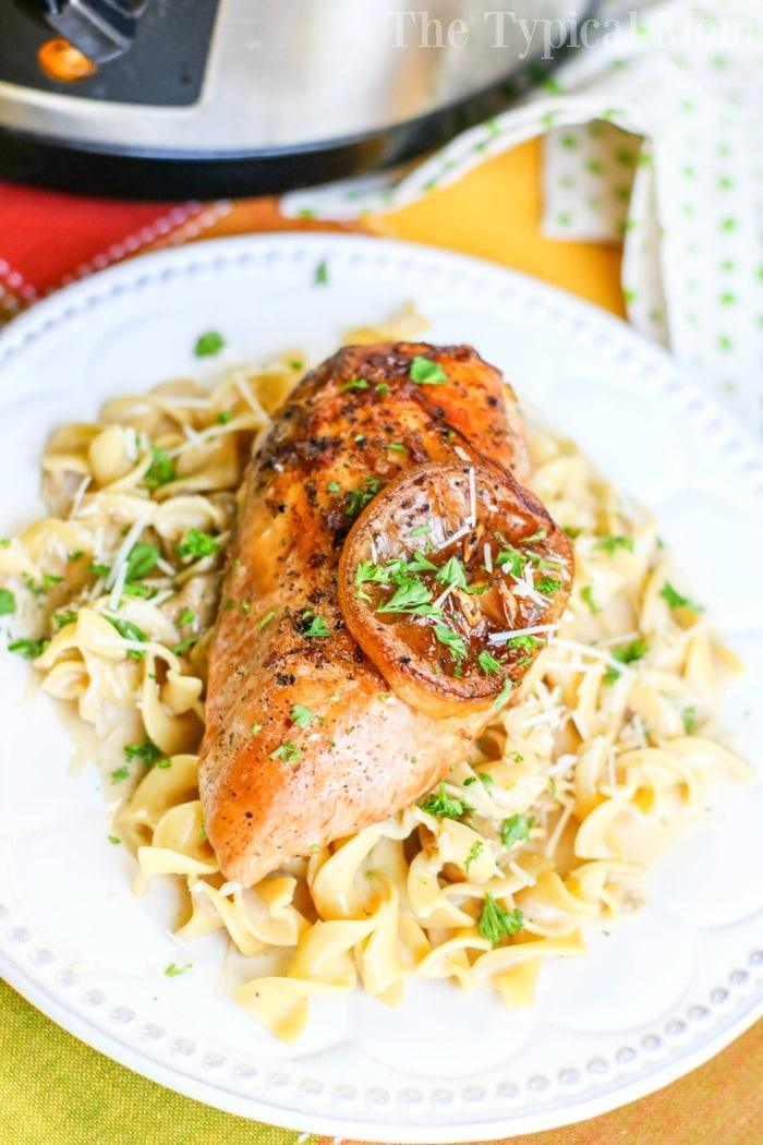 Slow Cooker Lemon Pepper Chicken recipe