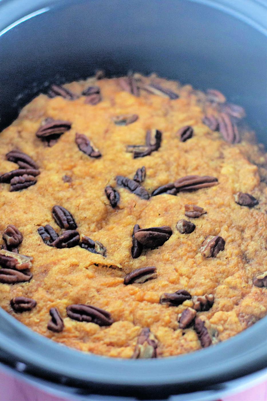 Crockpot Pumpkin Dump Cake
