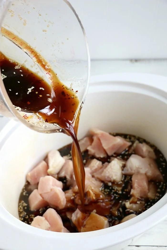 crockpot honey sesame chicken