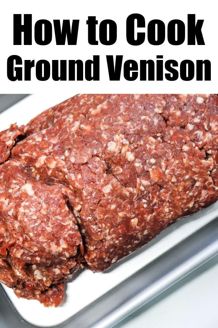 ground venison recipe