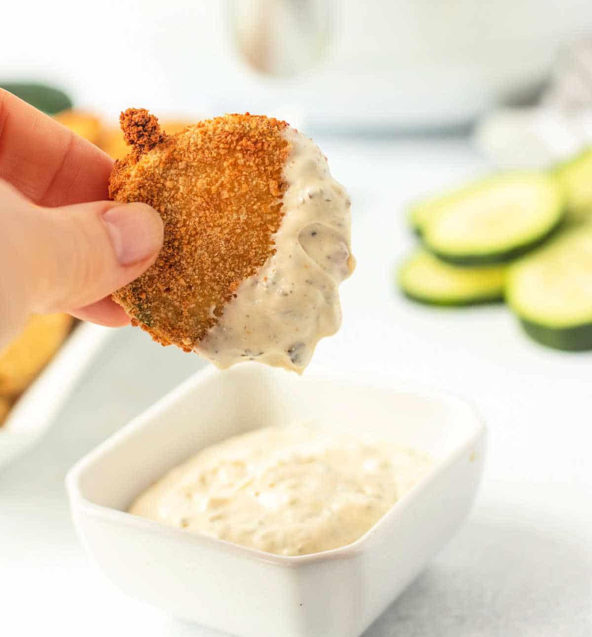Air Fryer Cucumber Chips
