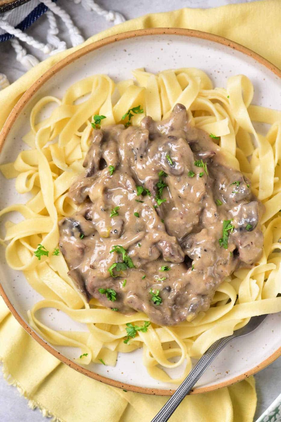 Dairy Free Stroganoff