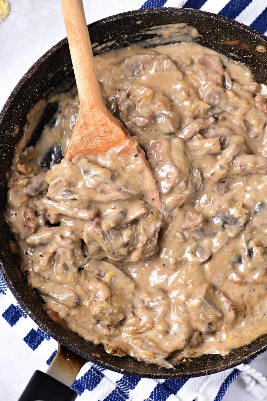 Dairy Free Beef Stroganoff