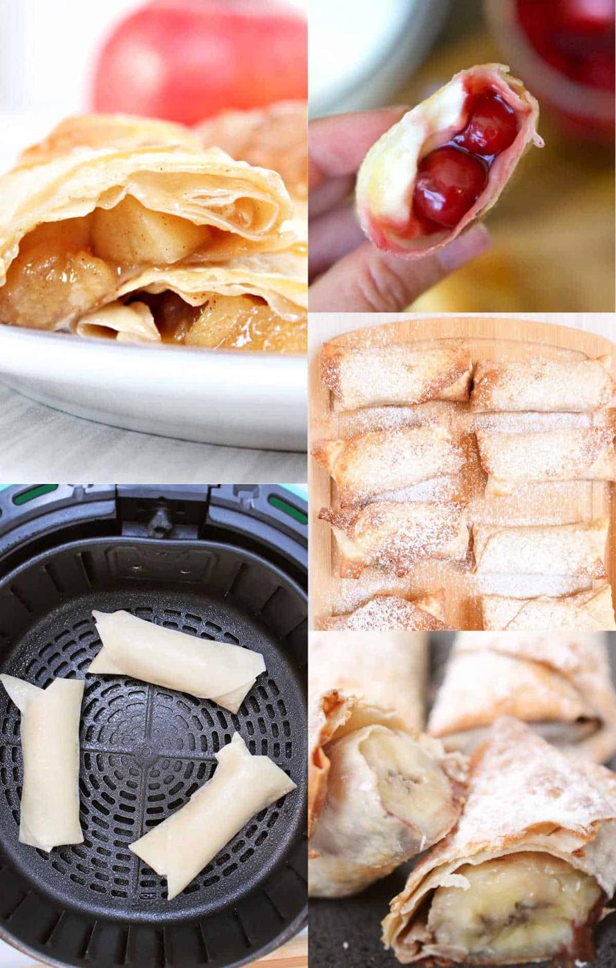 Dessert Egg Rolls