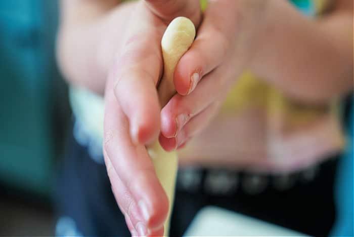 rolling frozen thawed dough