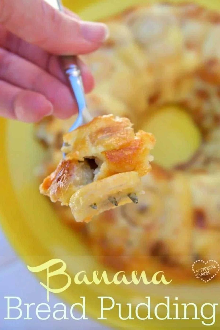 banana bread pudding